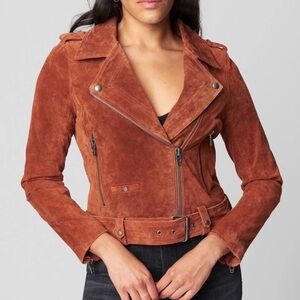 Blank NYC Suede Moto Jacket